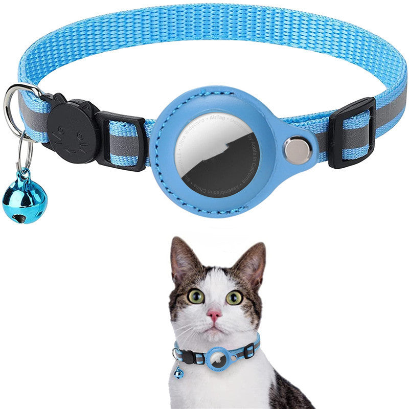 反射材付き 犬・猫用 AirTag対応首輪の商品画像 7