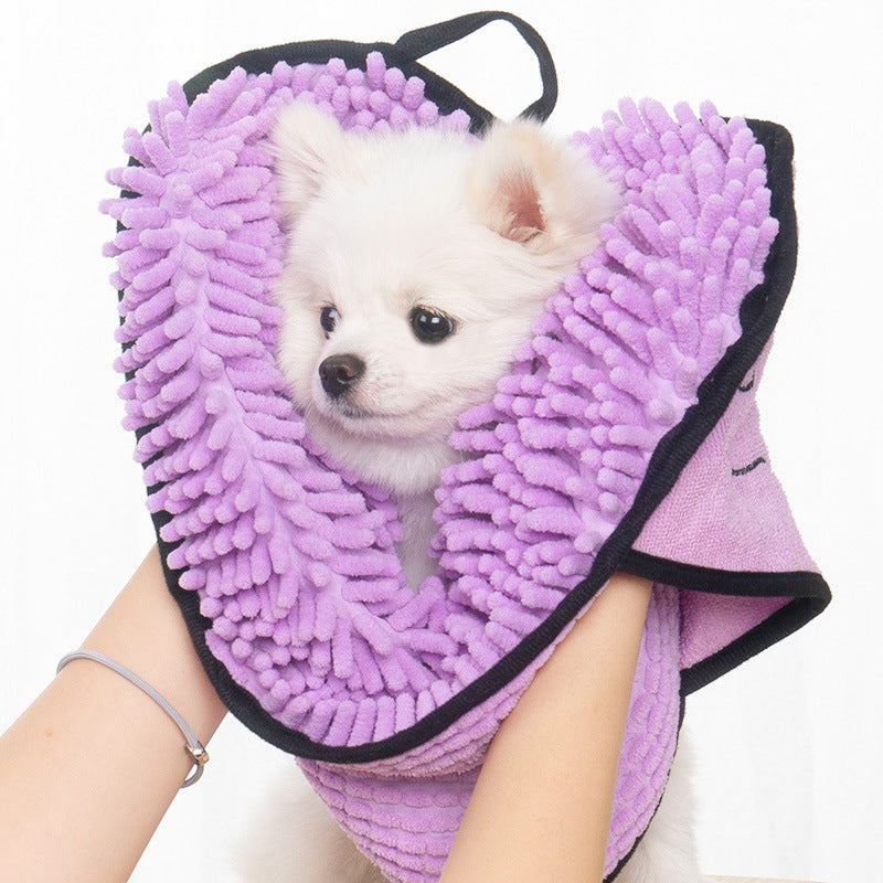超吸水 犬・猫用 マイクロファイバー ペットバスタオルの商品画像 8