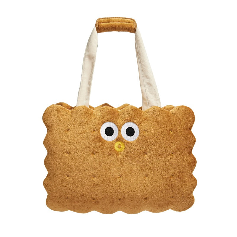 ビスケットデザインのペットキャリーバッグ正面