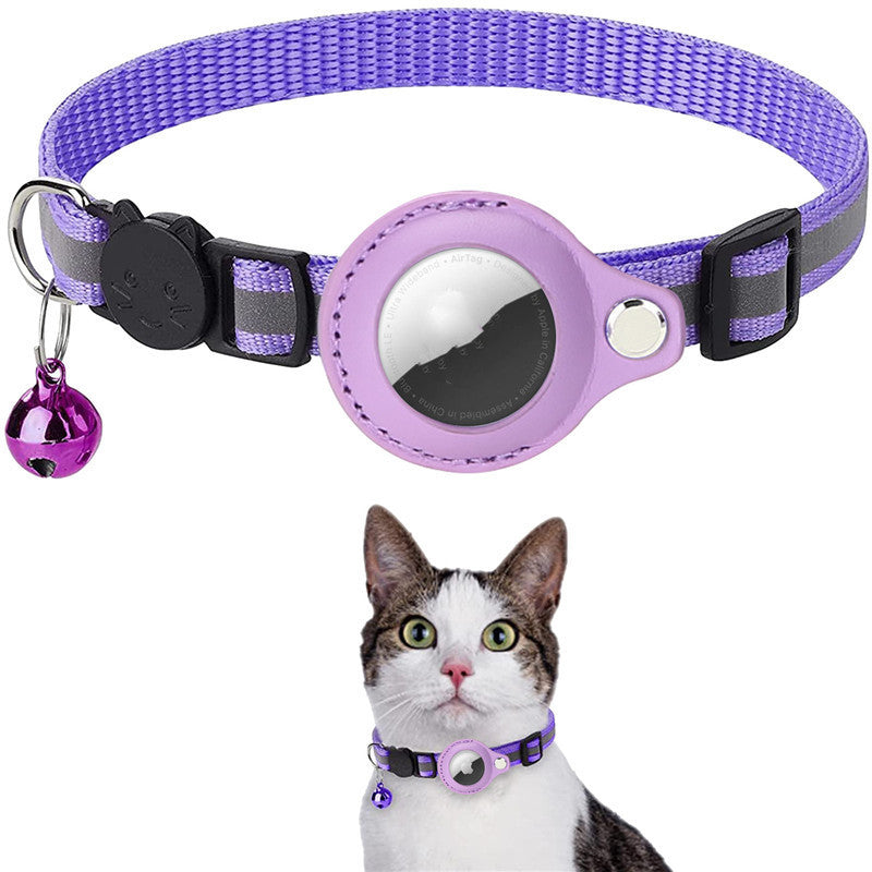 反射材付き 犬・猫用 AirTag対応首輪の商品画像 9